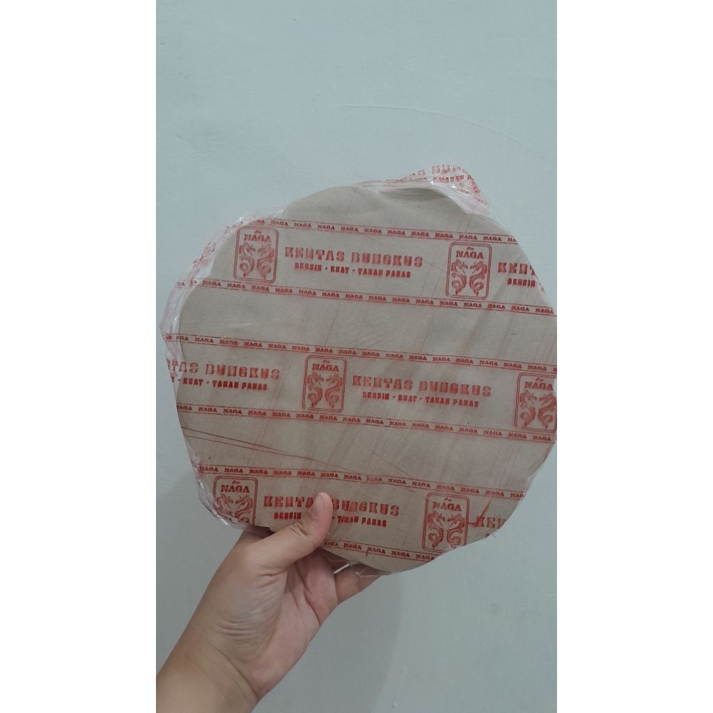 Kertas Nasi Bunga Mini Cap Naga Kembar Isi 150 Lembar – Alas Piring Rotan / Bungkus Makanan