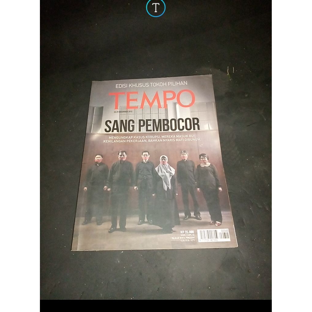 Majalah TEMPO Edisi Khusus Tokoh Pilihan - SANG PEMBOCOR - Edisi 23 - 29 November 2013