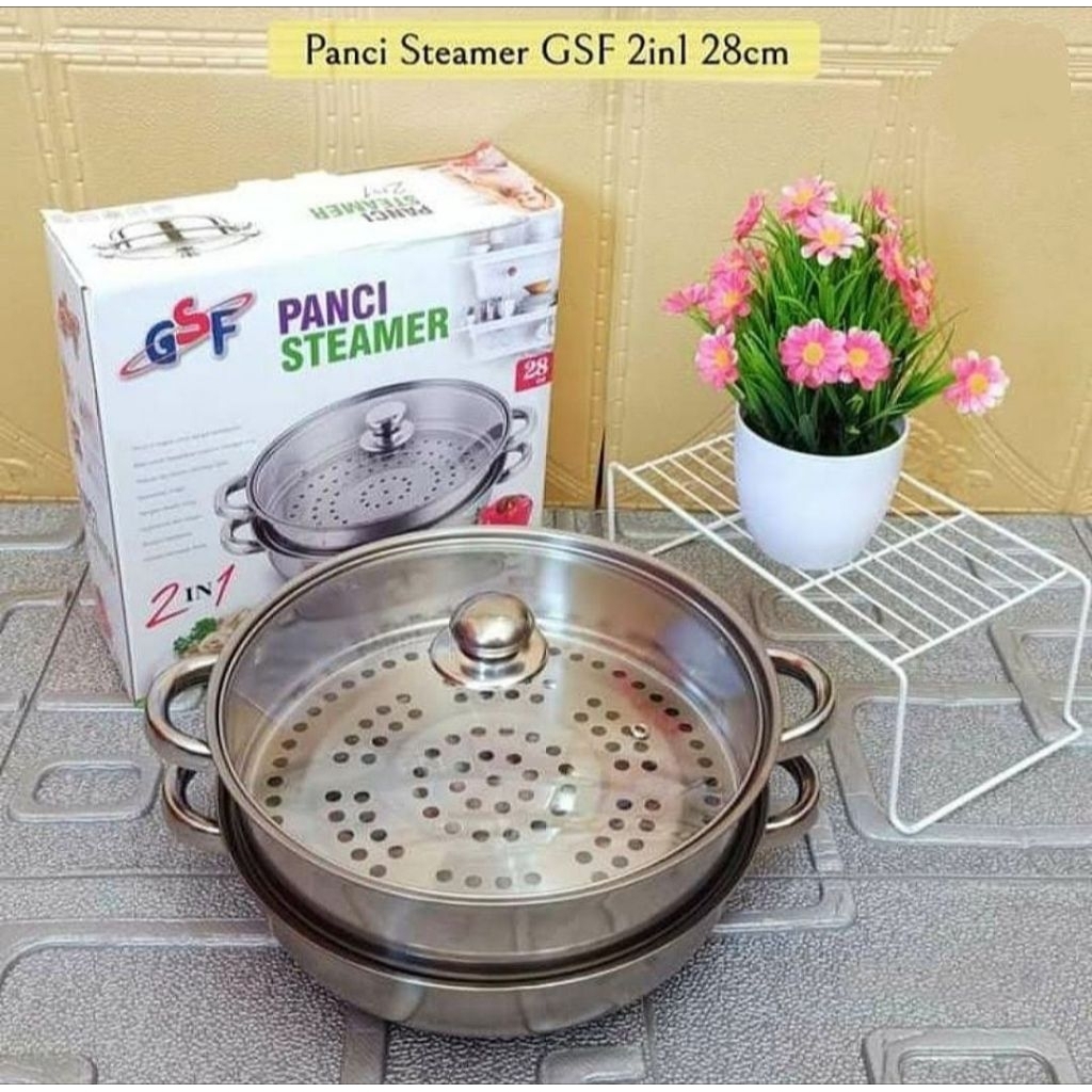 Panci Kukus GSF 4128/ Panci Kukus/ Kukusan/ Panci Kukus Murah/ Dandang/ Panci Murah/ kukusan Murah