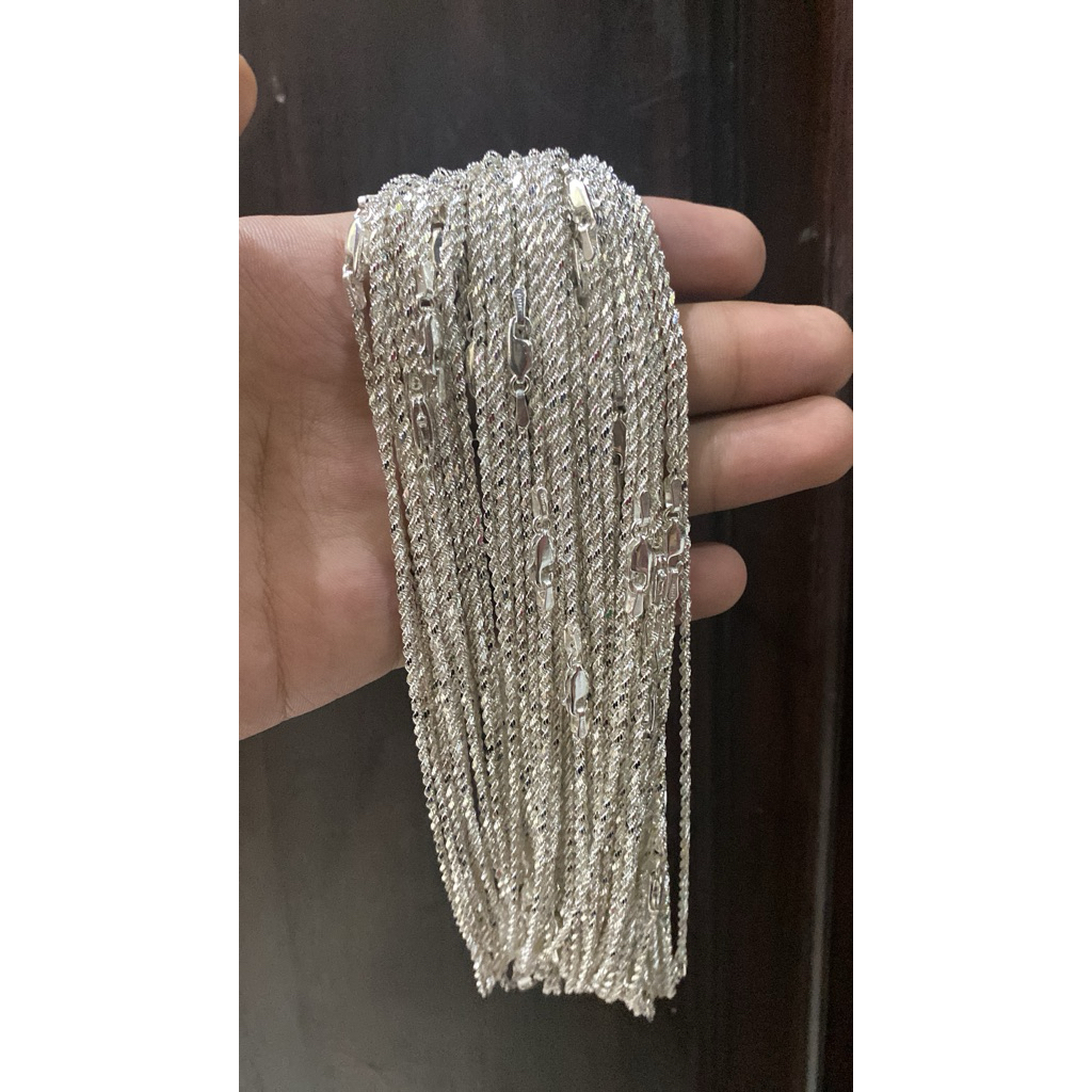 Kalung Perak 925 tambang 4 gram panjang 45