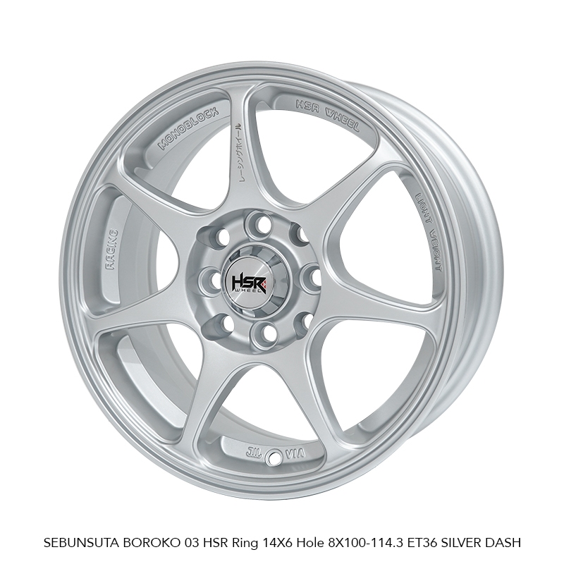 PELEK MOBIL RACING HSR SEBUNSUTA R14 PROMO SALE VELG ORIGINAL HSR RING 14 WHEEL