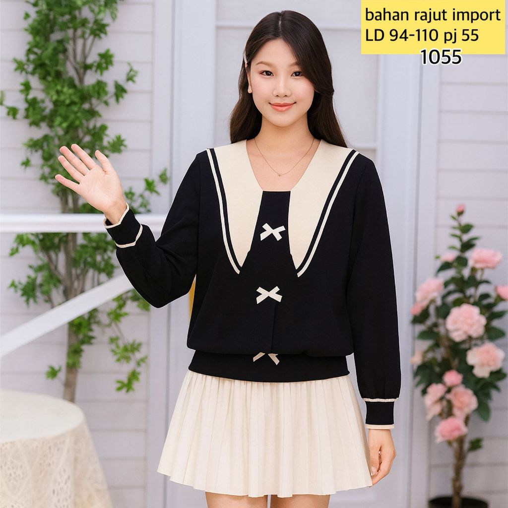 Blouse Rajut Import Atasan Wanita Blouse Import Kekinian Blouse Rajut Kekinian Terbaru Rajut Import