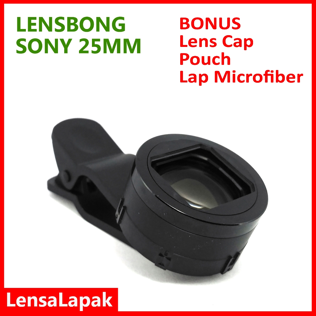 Lensa Lensbong Prosumer Macro 25mm for HP Handphone
