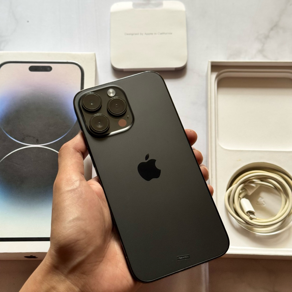 iPhone 14 Pro Max 128GB iBox - Black Second Like New Fullset