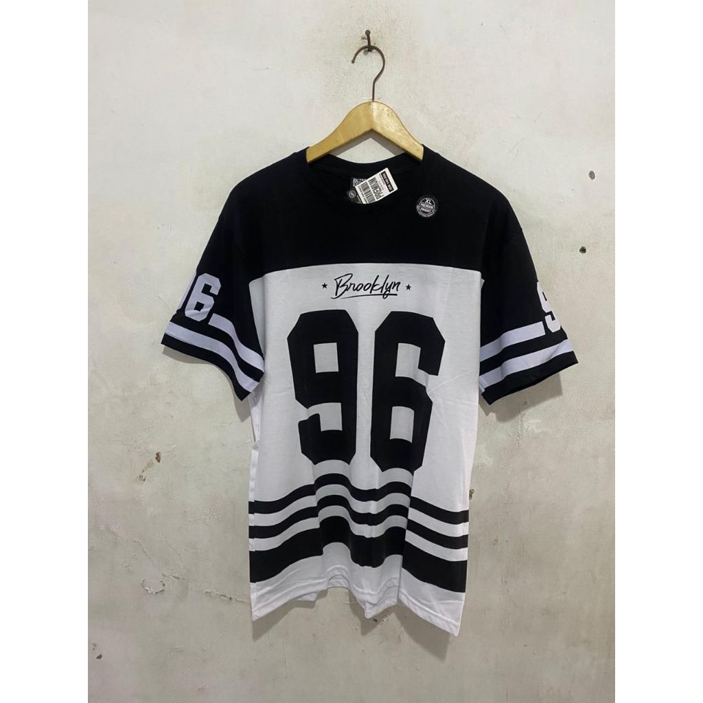 Kaos streetwear katun angka rugby hockey basket / kaos angka