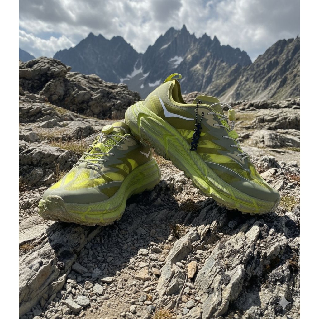 Sepatu Hiking Trail Run Hoka Satisfy Sulfur