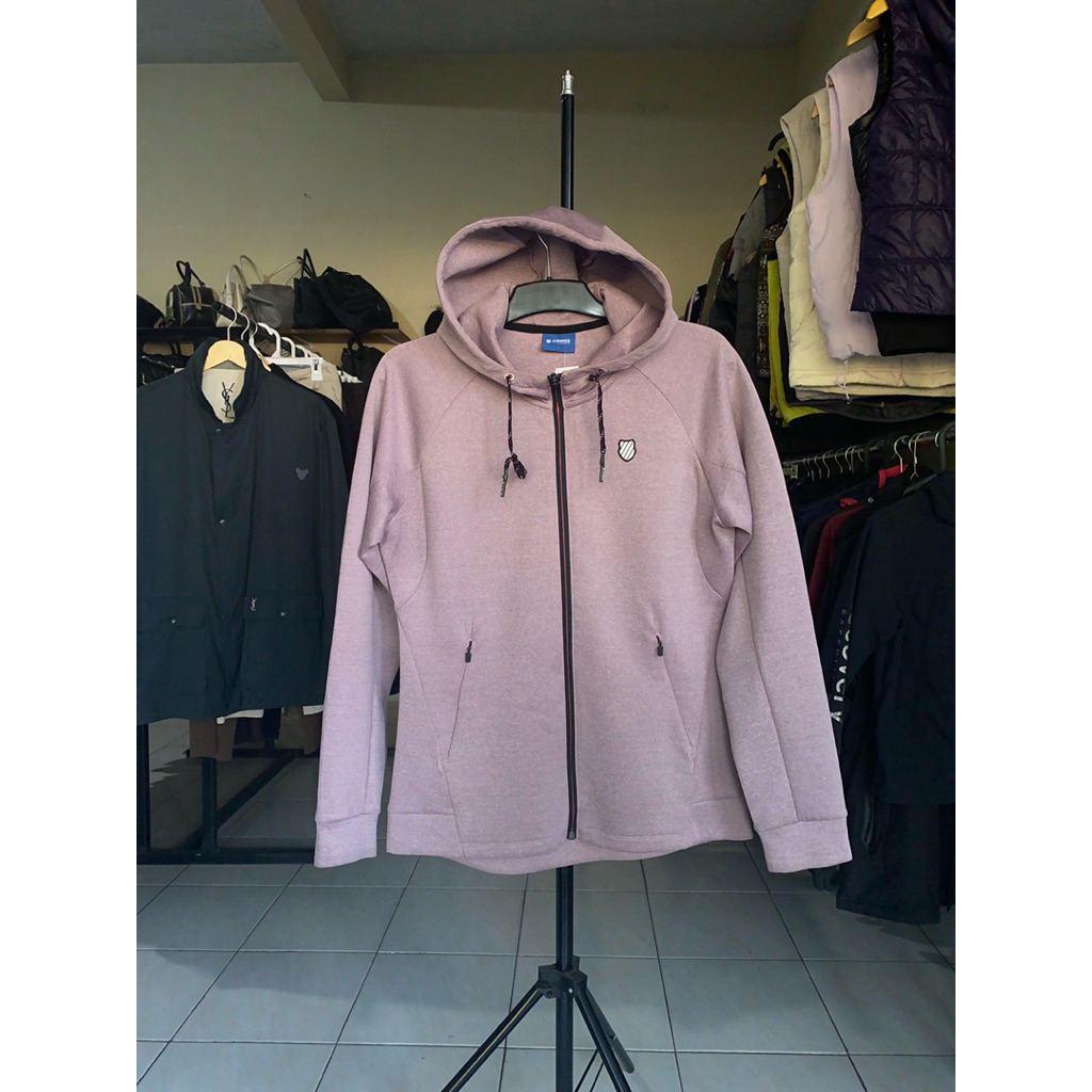 Jaket Running/ Olahraga Cewek K-Swiss Size M