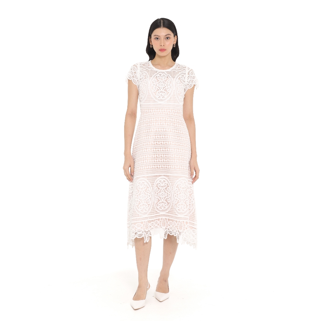 POSHTURE - Khaite Dress in White