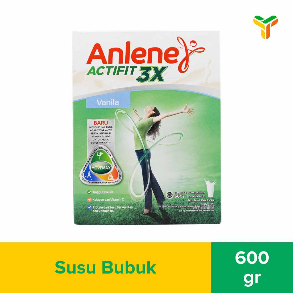 Anlene Actifit Vanila 600 Gram