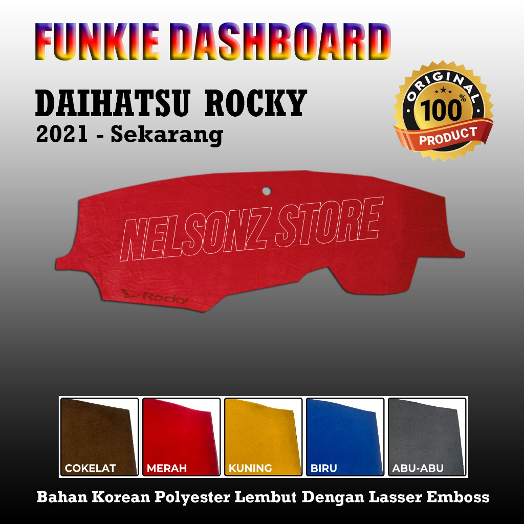 Funkie Cover dashboard Daihatsu Rocky  Pelindung Dashboard Daihatsu Rocky  Alas Dashboard Daihatsu R