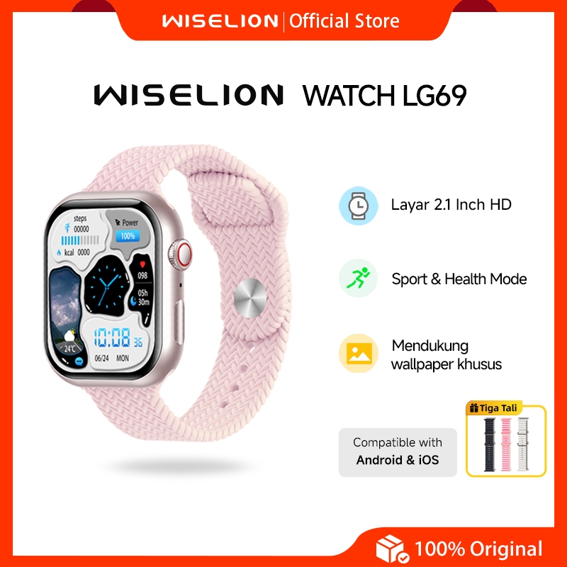 Smartwatch LG69 Pro Max Wiselion Smart watch | Sport & Health Mode | Hi-Fi Sound | Bluetooth Call