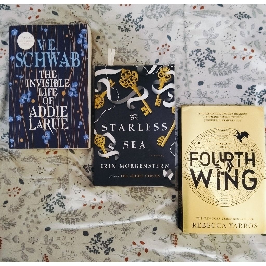 Fourth Wing | The Invisible Life of Addie LaRue | The Starless Sea (Preloved)