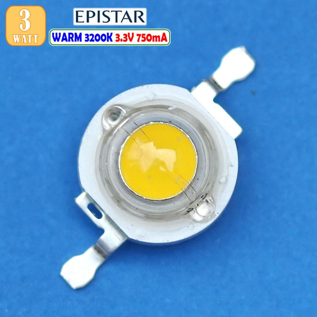 Led HPL 3 Watt Kekuningan WARM WHITE 3200K 210-220LM Epistar Led