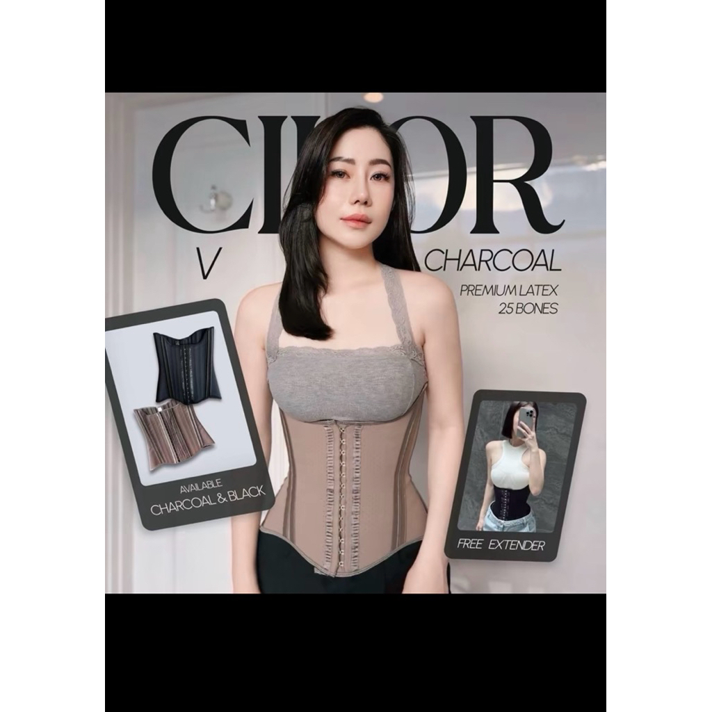 KORSET CIKOR CHARCOAL