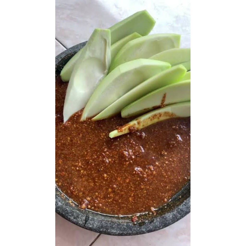 mangga kiojay Thailand sudah plus sambel rujak