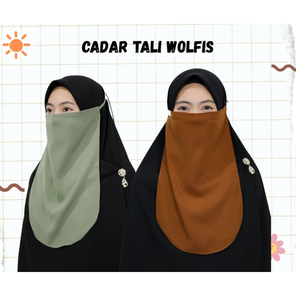 CADAR TALI MUSLIMAH / CADAR WOLFIS 1 LAYER PREMIUM NON REMPEL