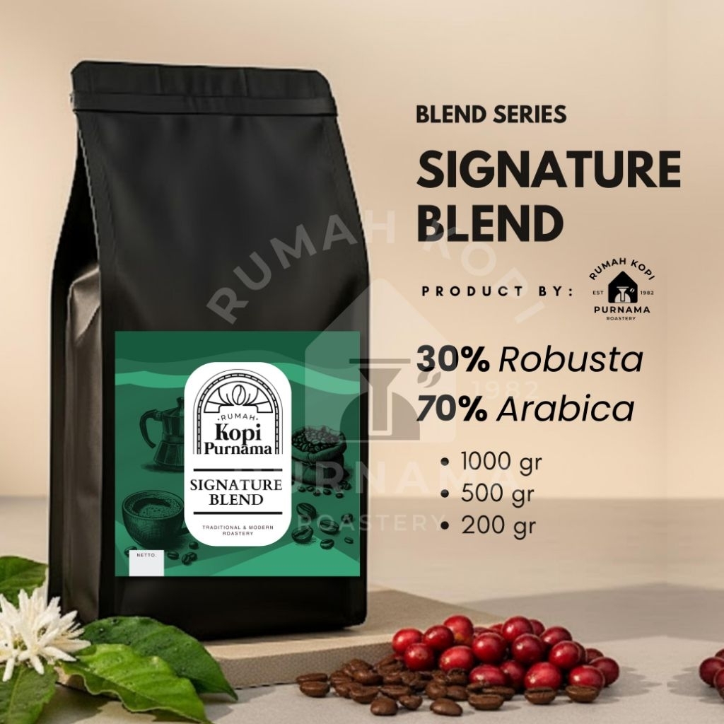 Kopi Signature Blend ( 30% Robusta, 70% Arabika)