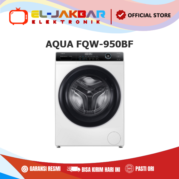 AQUA FQW-950BF Mesin Cuci 9kg Super Wash Series Dual Spray FQW950BF