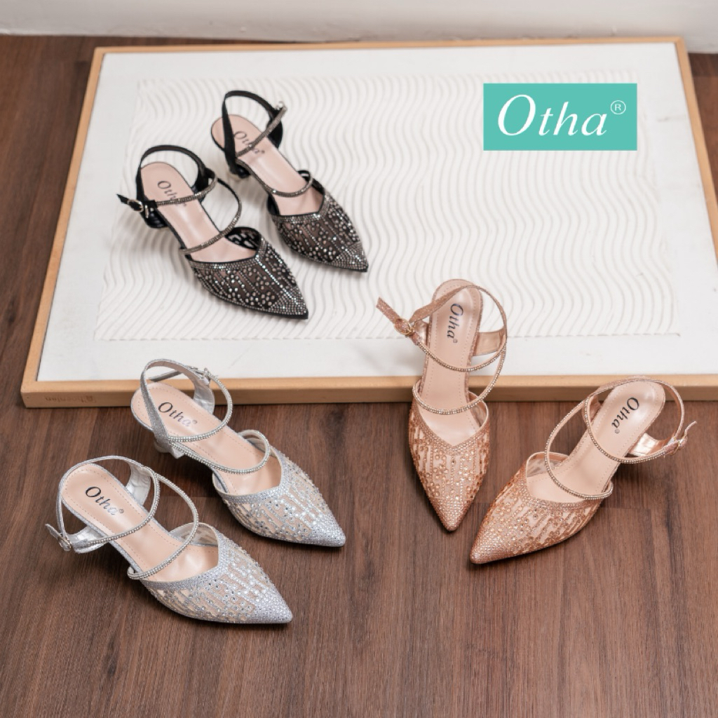 Otha Shoes H1104 OHD - Sepatu Heels Wanita Tinggi Hak 5 cm