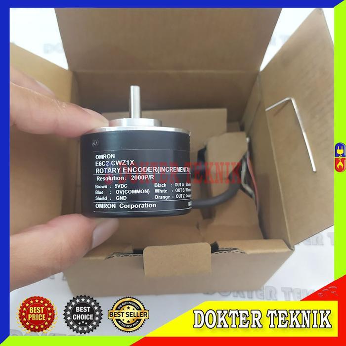 Omron Rotary Encoder E6C2-CWZ1X 2000P/R E6C2CWZ1X 2000PR E6C2 CWZ1X 2000 PR