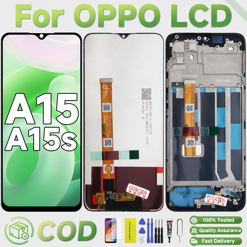 LCD Original for OPPO A15 A15s CPH2185 FULLSET Touchscreen ORI