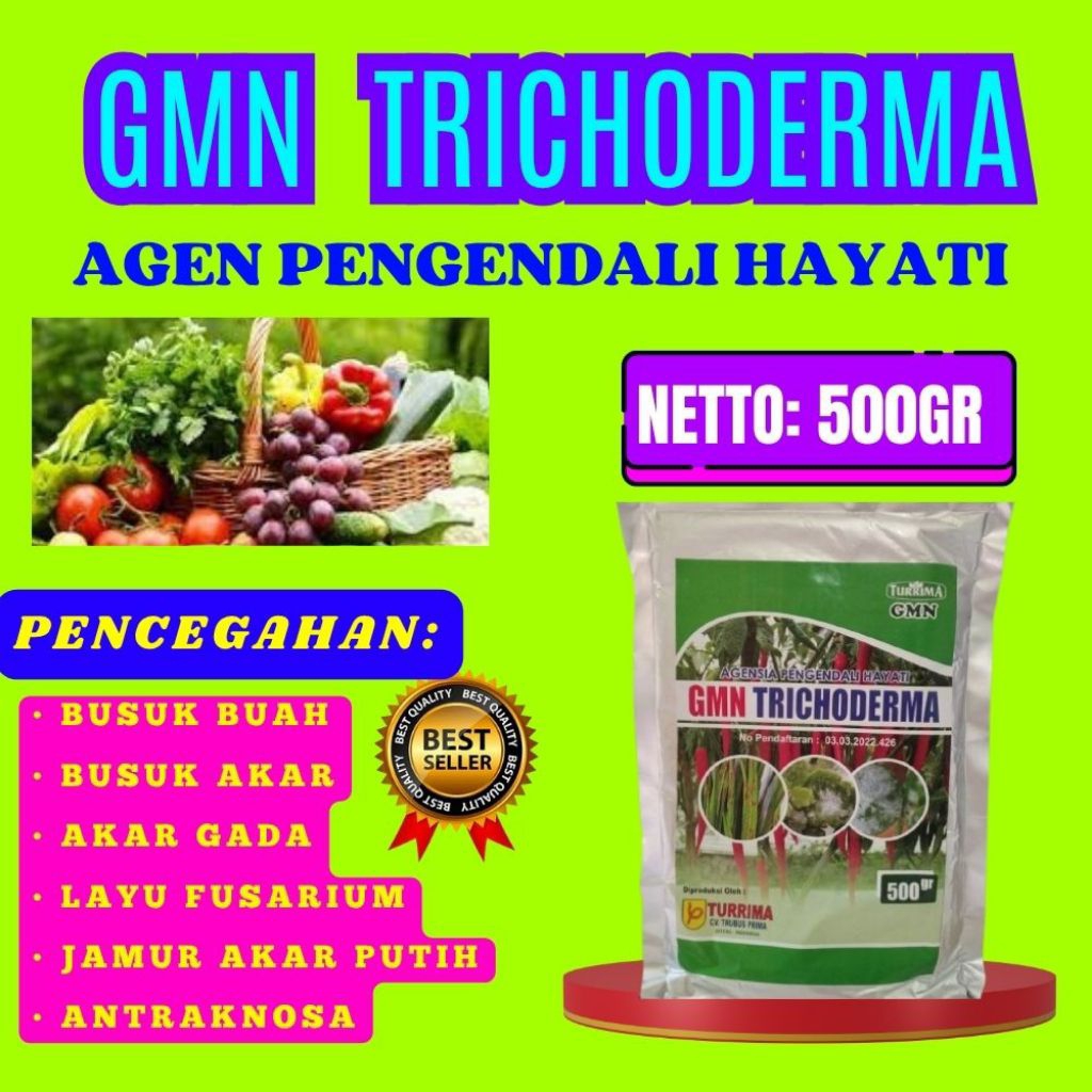 TERLARIS  Trichoderma Nogan, Trichoderma Ncbi Isi 500gram