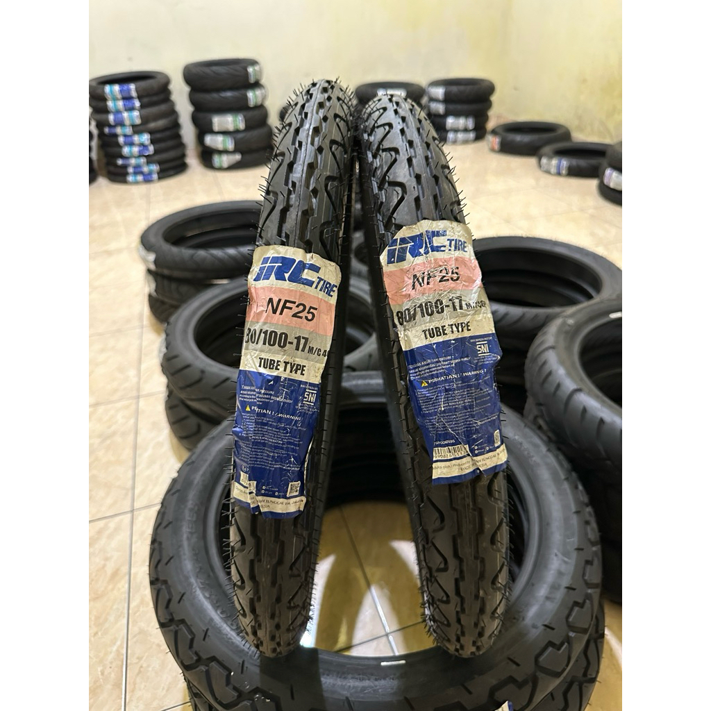 BAN LUAR IRC TUBETYPE 80/100-17 NR25 VERZA MEGAPRO