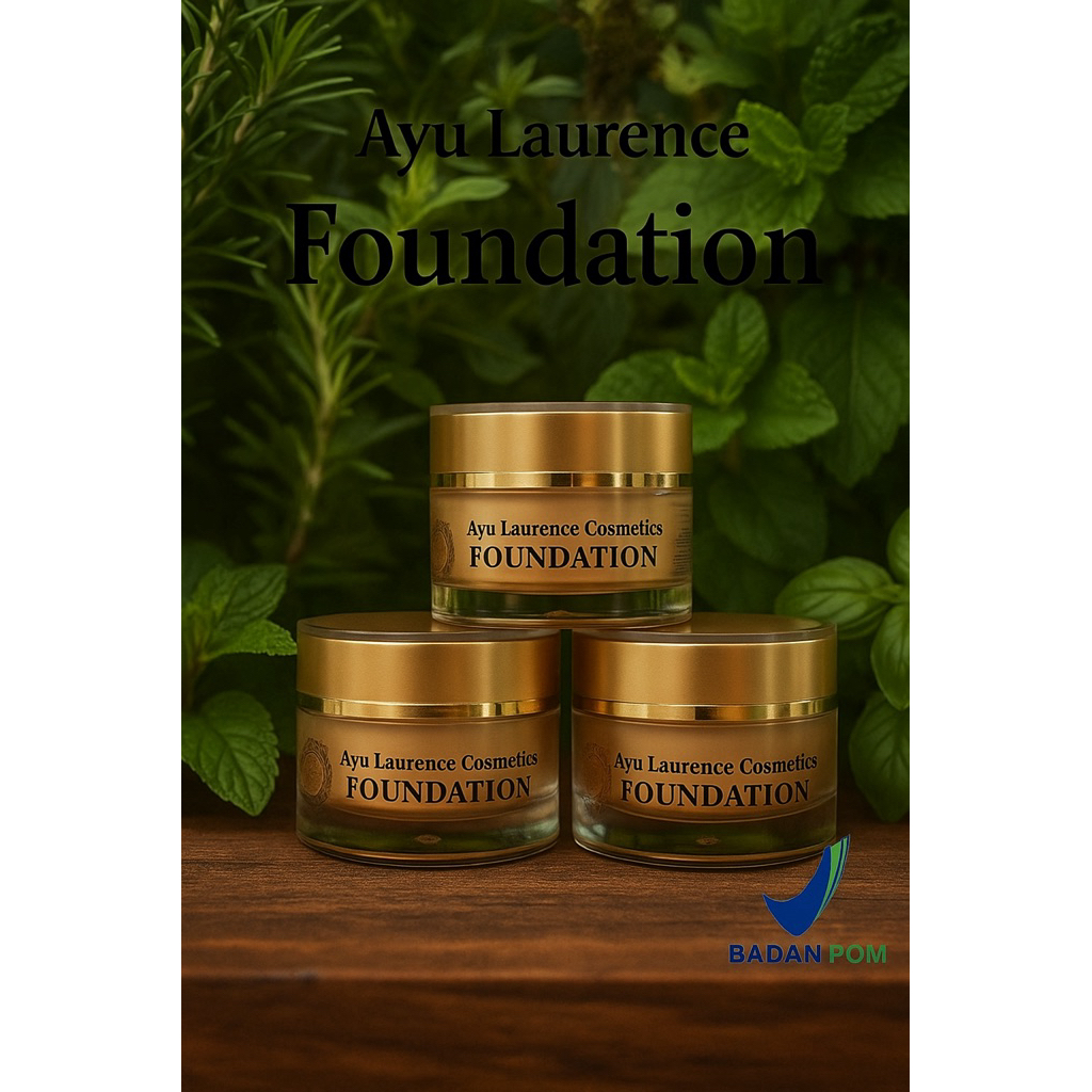AYU LAURENCE KRIM PEMUTIH/ALAS BEDAK/FOUNDATION KEMASAN BARU BPOM