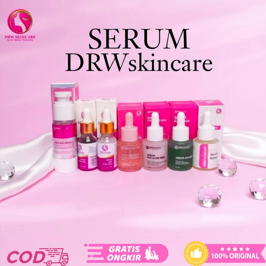 Serum drw skincare series / Serum Brightening glow drw skincare / Serum acne drw skincare  / Serum a