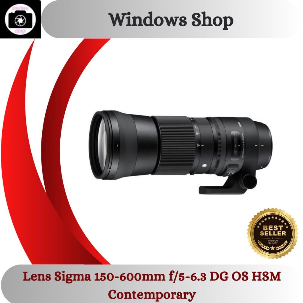 Lensa Sigma 150-600mm f5-6.3 DG OS HSM Contemporary Lens Canon  //// Nikon