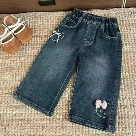 CELANA JEANS KULOT ANAK import premium