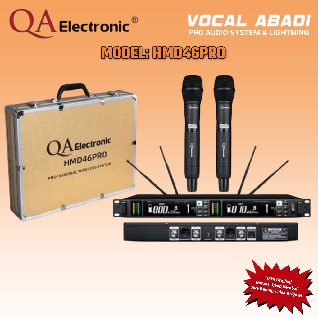 MICROPHONE WIRELESS QA-ELECTRONIC HMD46PRO