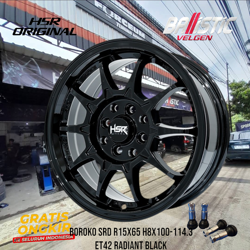 velg mobil racing Ring 15 R15 HSR BOROKO SRD Mobilio Yaris Avanza Xenia Kijang Galant Timor Vios