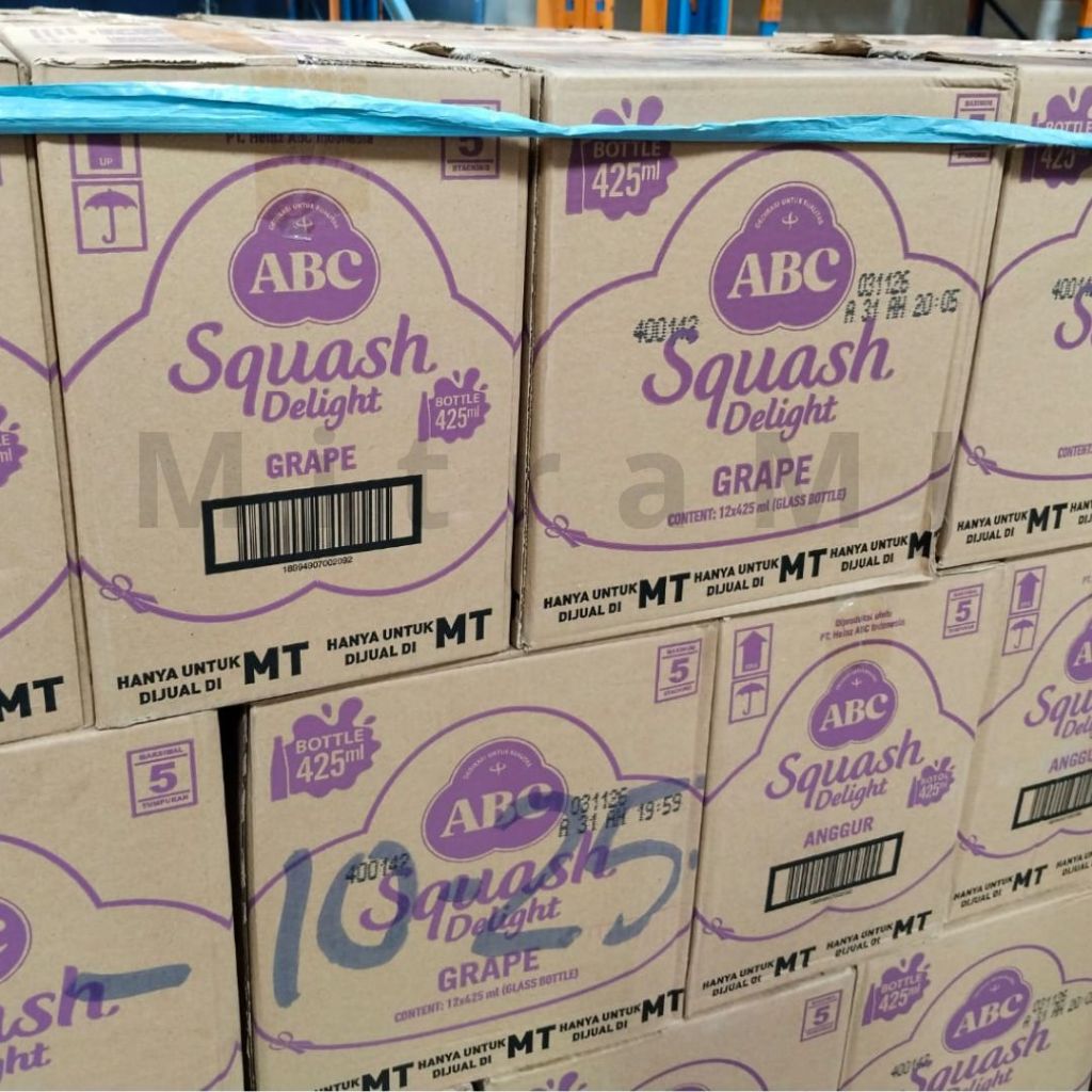 ABC Squash (450 ML) | Sirup Anggur, Mangga, Jeruk, Leci, Sirsak