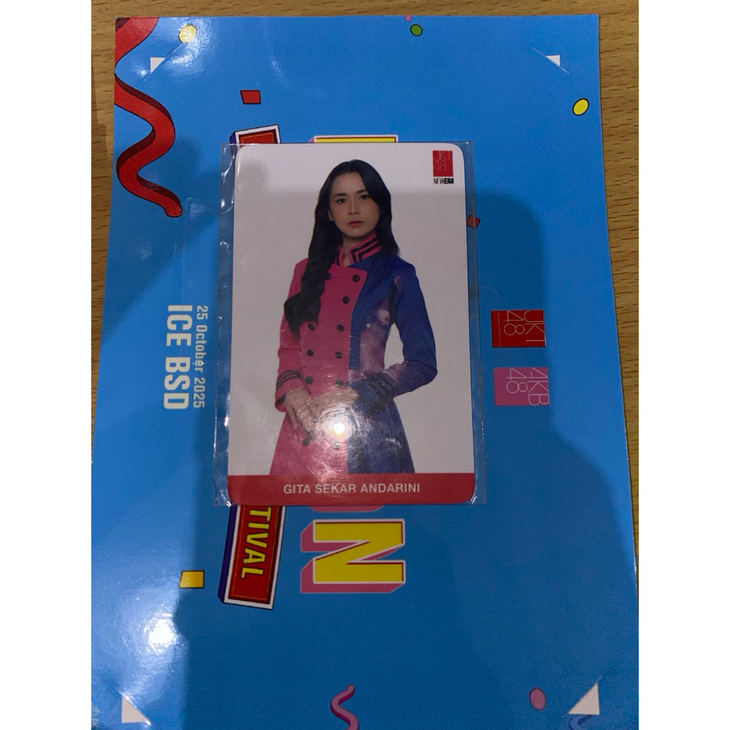 photocard NTSY SHANI, CHIKA, GITA