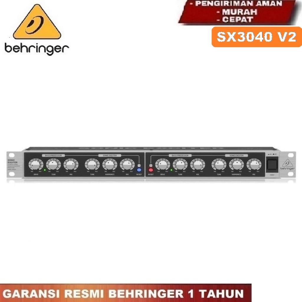 Behringer SX3040 V2 SONIC EXCITER / SX 3040 Stereo Sound Enhancer BBE