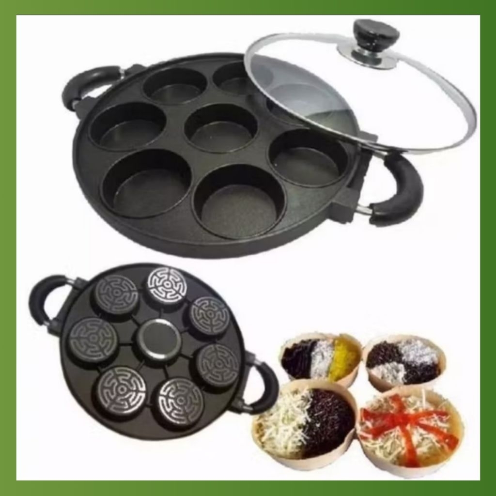 CETAKAN MARTABAK MINI 8 LUBANG DATAR || LOYANG MARTABAK MINI 8 LUBANG || CAKE PAN HAPPY CALL 8 LUBAN