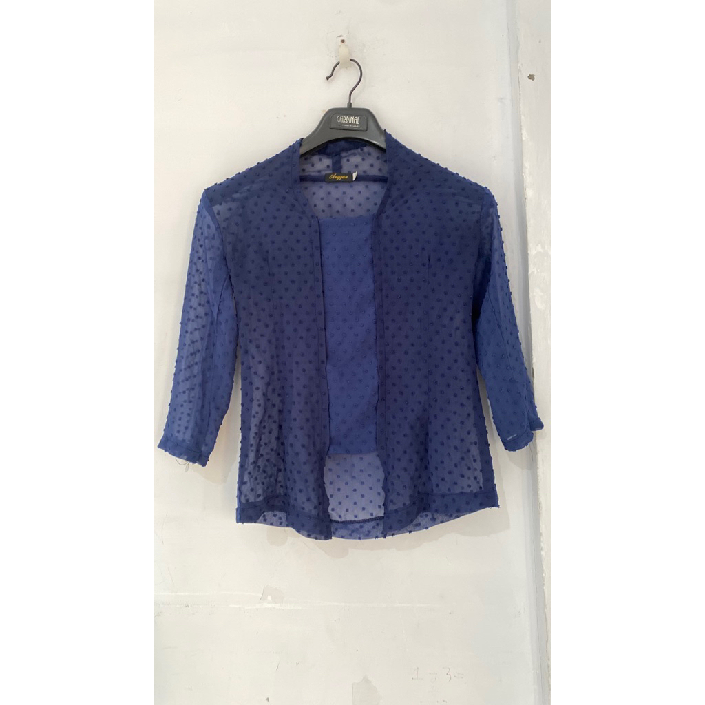 PRELOVED | Navy Top Kebaya