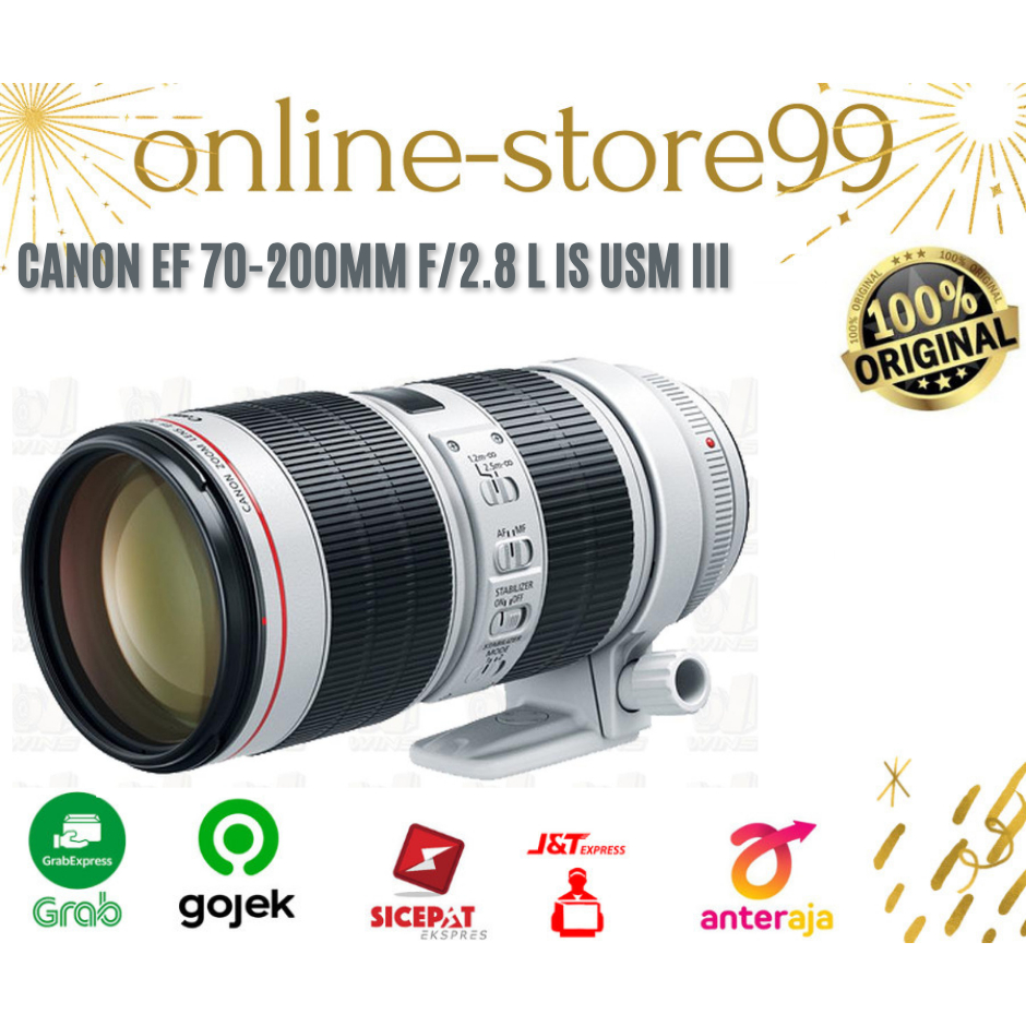Canon EF 70-200mm f2.8L IS II USM / Lensa 70-200mm F/2.8 L IS II USM