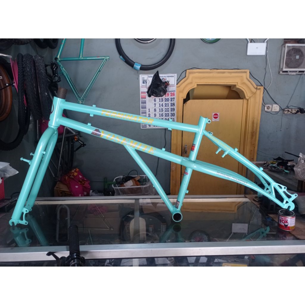 Frame set Sepeda Yosemite Terminator Disk Brake sepeda elevated