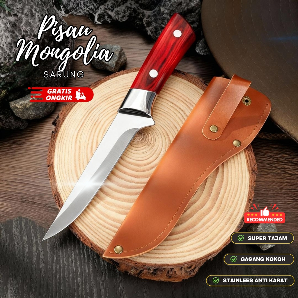 Pisau Tulang Jepang Stainless Steel – Tajam, Anti Karat, & Tahan Lama untuk Daging dan Ikan
