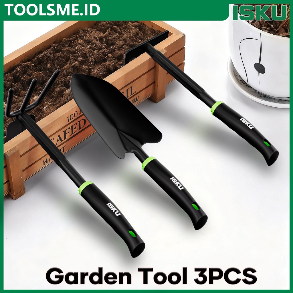 Set Perkakas Kebun 3 in 1 Multifungsi untuk Berkebun dan Memancing, Tahan Karat