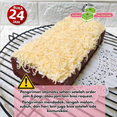 Brownies Toping Keju / Kue Subuh / Kue Basah / Kue Tradisional / Jajanan Pasar Enak Murah