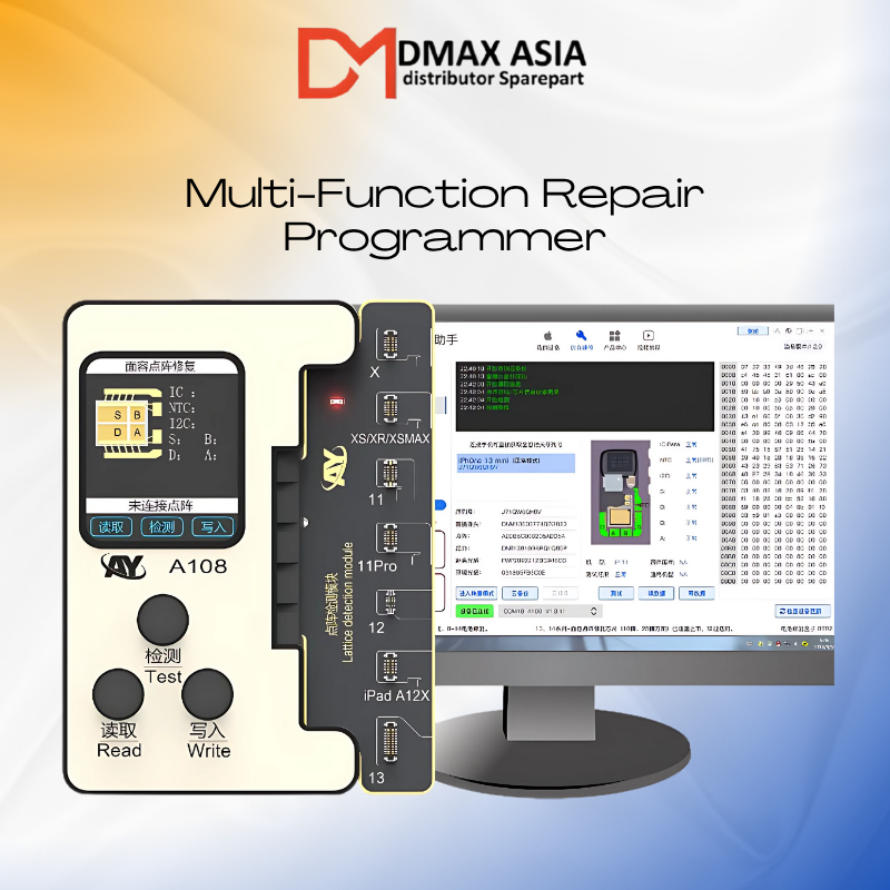 Dmax Asia - AY A108 Alat AY A108 Repair Fullset Modul Face ID & Adaptor Original