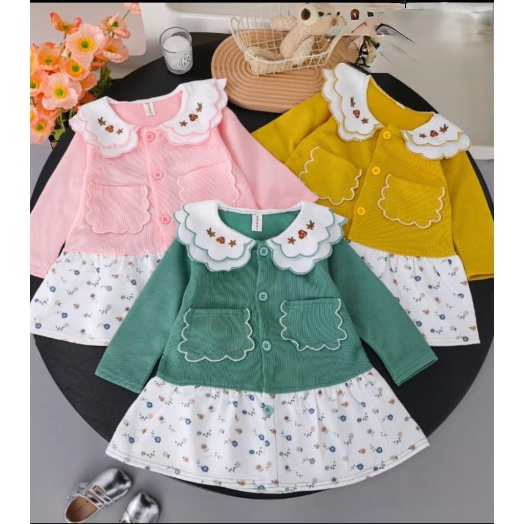 DRESS ANAK PEREMPUAN PREMIUM 1-4Th / DRESS ANAK / Baju Anak Perempuan  / Baju Bayi / Dress Bayi Pest