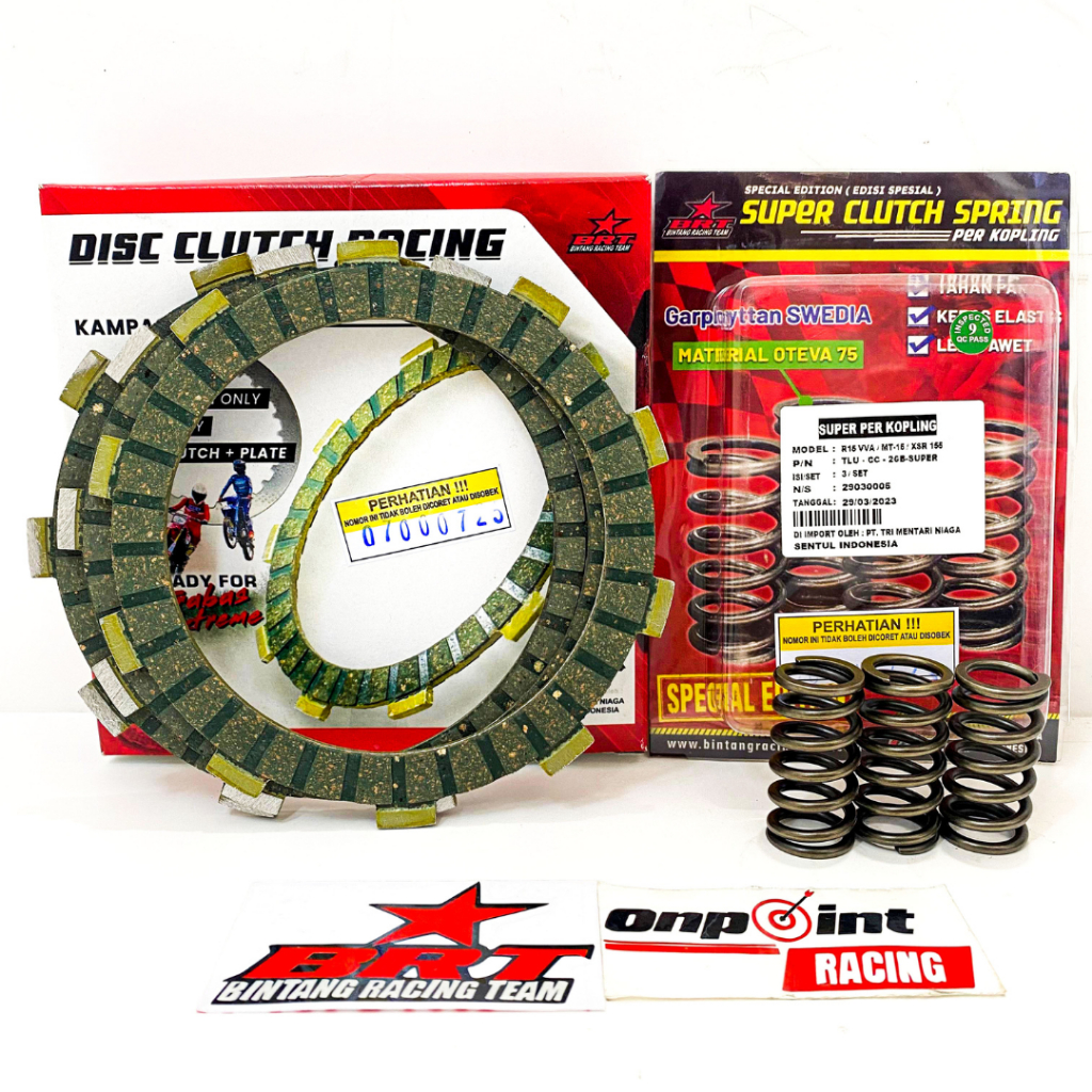 Kampas Kopling Gen 2 Per Kopling BRT R15 V3 Vixion VVA MT15 VVA XSR 155 R15M R15 VVA 100% BRT