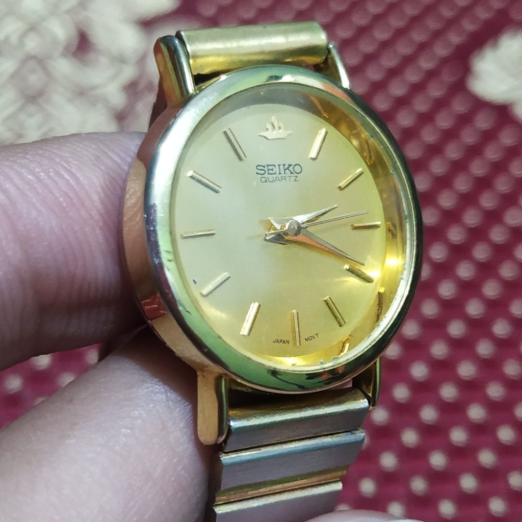 seiko ladies watches jam tangan seiko quartz wanita gold tone 8Y29 7010