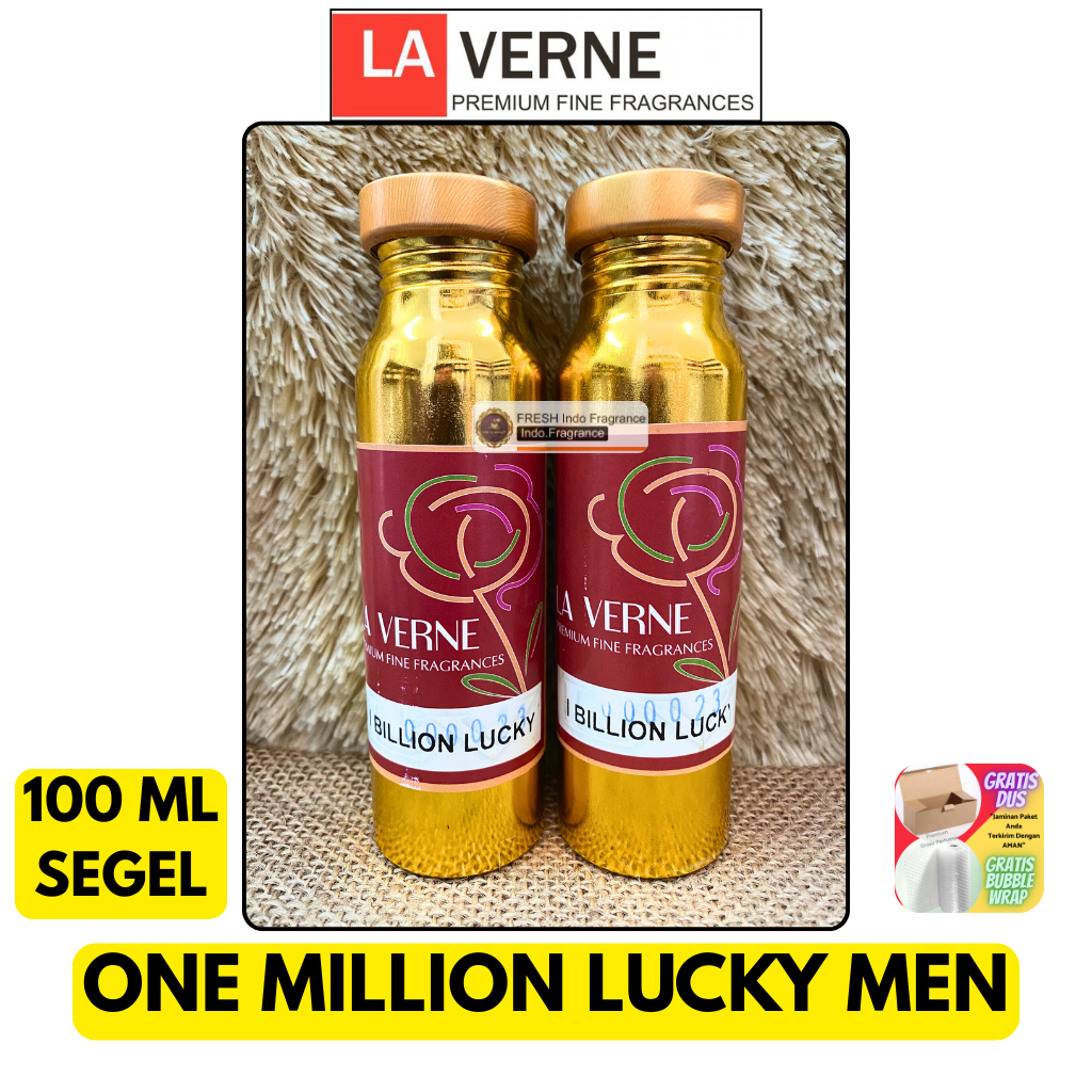 Bibit Parfum 1 MILLION LUCKY ( 100 ML SEGEL Alumunium ) LA VERNE