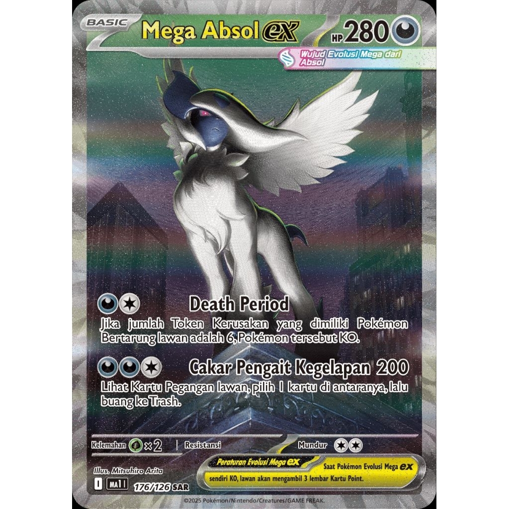 Mega Absol EX MA1 176/126 SAR ID