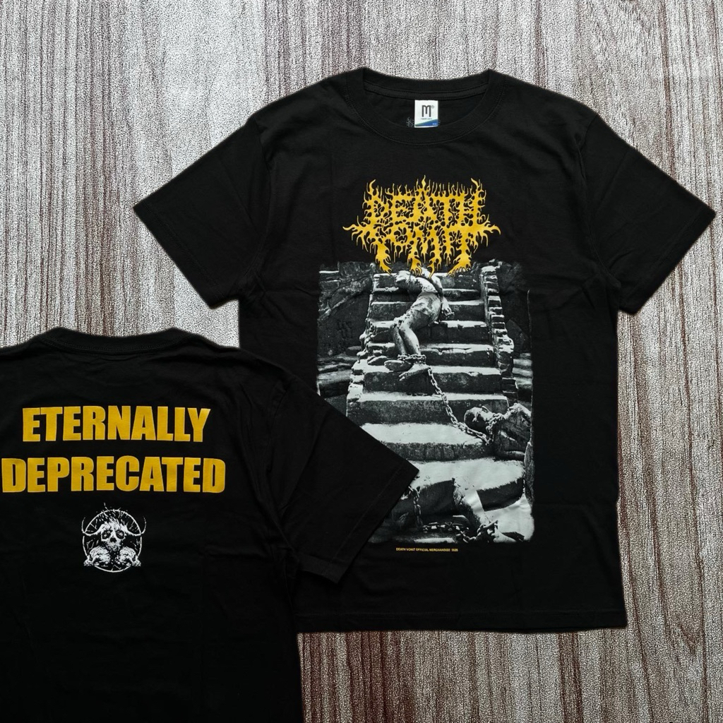 T-shirt Death Vomit - Death Vomit- 25 Years Eternally Deprecated (Gold)